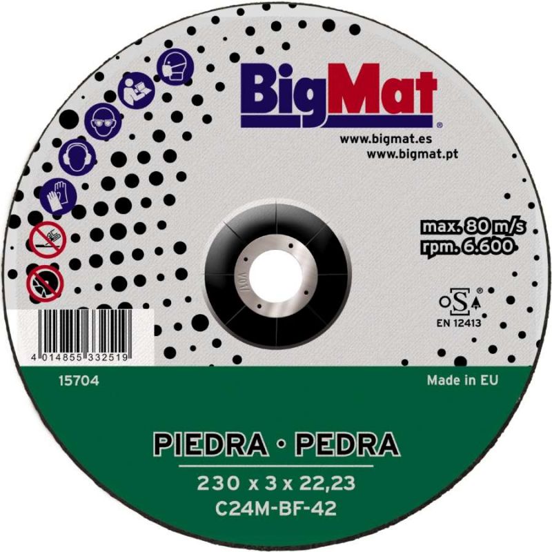 DISCO PIEDRA 230 INDUSTRY BIGMAT